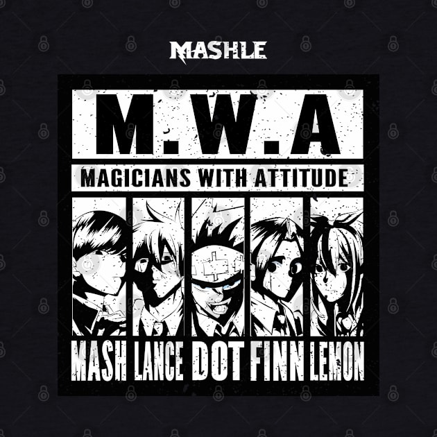 MASHLE: MAGIC AND MUSCLES (M.W.A. MAGICIANS WITH ATTITUDE) GRUNGE STYLE by FunGangStore